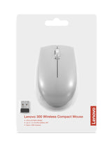Souris sans fil LENOVO 300 - Compacte - Autonomie longue durée - Gris