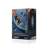 Kayak gonflable - BESTWAY - Cove Champion X2 Hydro-Force - 331x88cm - 2 places - 180kg max - 2 pagaies, 2 ailerons amovibles +