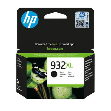 HP 932XL Cartouche d'encre noire grande capacité authentique (CN053AE) pour HP OfficeJet 6100/6600/6700/7100/7510/7610