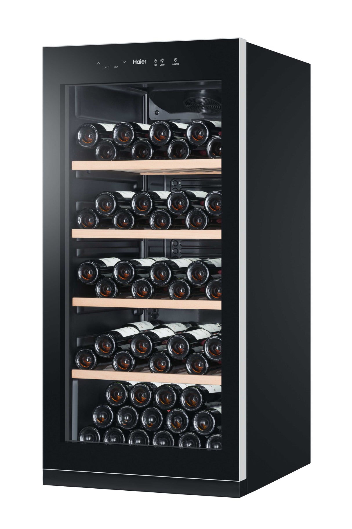 Cave a vin de vieillissement - HAIER HWS116GAE - Pose libre - 116 bouteilles H126.5 x L59,5 cm - Noir