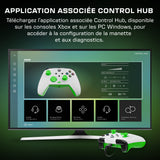 Manette de jeu - Xbox Series X|S, Xbox One et PC - Rematch Core - RGB - Filaire - Blanc / Vert - TURTLE BEACH