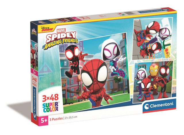 Puzzle Marvel Spidey and his Amazing Friends - Clementoni - 24 maxi pieces - Dessins animés et BD