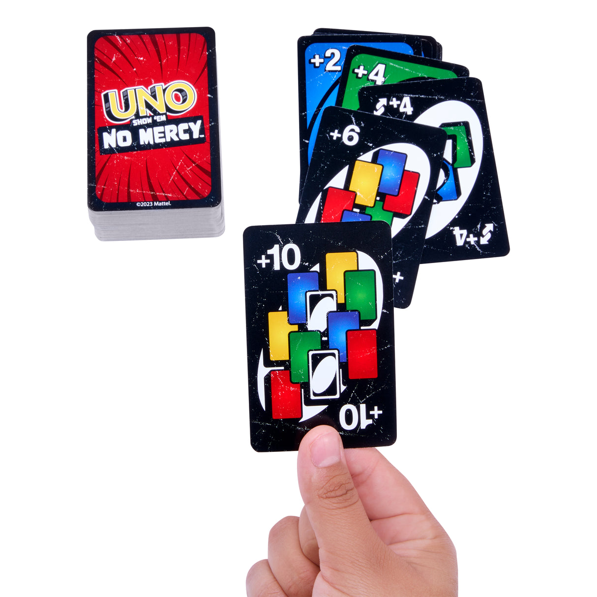 Mattel Games - UNO No Mercy - Jeu de cartes pour toute la famille