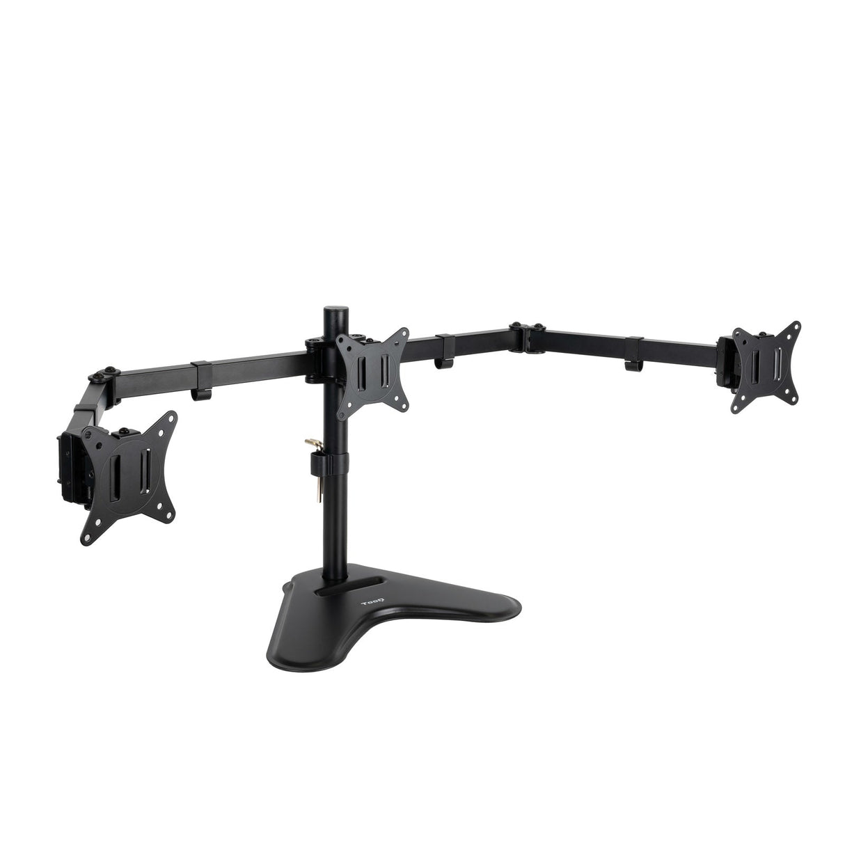 Support triple-écran é poser Tooq DB1704TN 13"-27" (7kg max) (Noir)