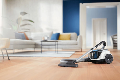 Aspirateur sans sac - PHILIPS - XB2122/09 - Série 2000 - 850W - 77db - Blanc/bleu