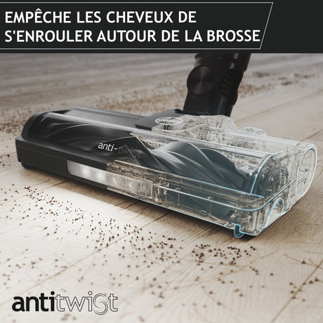 Hoover HF1 Plus Flex - Aspirateur Balai sans Fil avec Tube Flexible HF1P10HX - Léger & Puissant - Turbo Mode - Brosse Anti-Twist LED