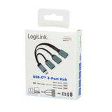 Hub USB 3.1 Type C LogiLink 2x USB 2.0 + 1x USB 3.0