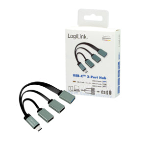 Hub USB 3.1 Type C LogiLink 2x USB 2.0 + 1x USB 3.0