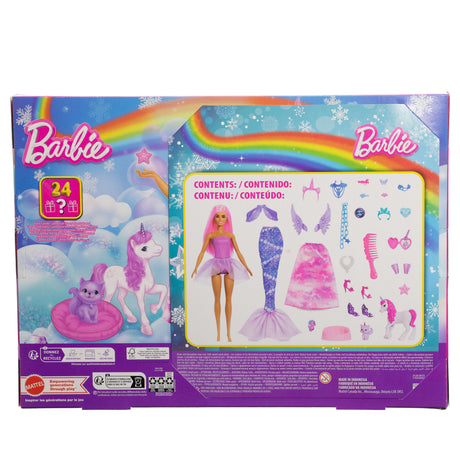 Barbie - Calendrier de l'Avent - Avec poupée mode et 24 surprises - Barbie - JFL66