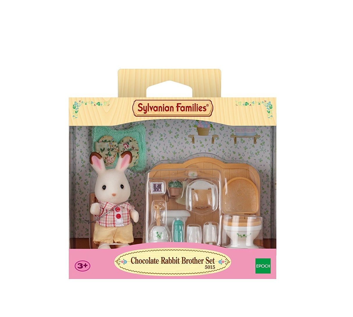 Le frere Lapin Chocolat et toilettes - Sylvanian Families - 5015