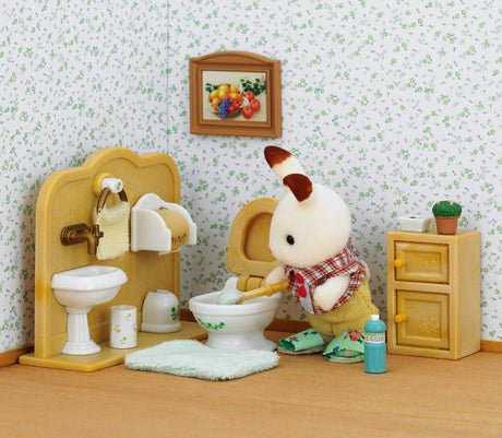 Le frere Lapin Chocolat et toilettes - Sylvanian Families - 5015