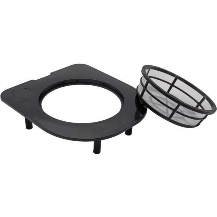 Jardiniere murale - Kit mural composé d'un support mural et de 4 pots (1 L) - Noir - Dim H 15 x L 60 cm - NATURE