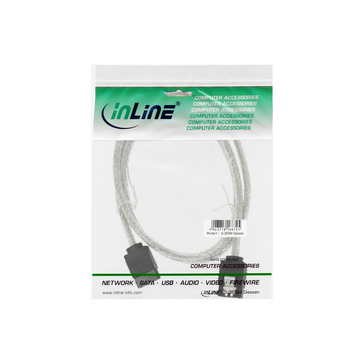 Nappe Serial ATA 30cm (Transparent)