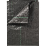 Toile de paillage paysages - NATURE - 100 g/m≤ - 2 x 10 m - noir - permÈable a l'eau et a l'air