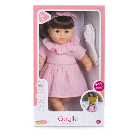 Poupon COROLLE - Julie - 36 cm - Cheveux faciles a coiffer - Senteur vanille
