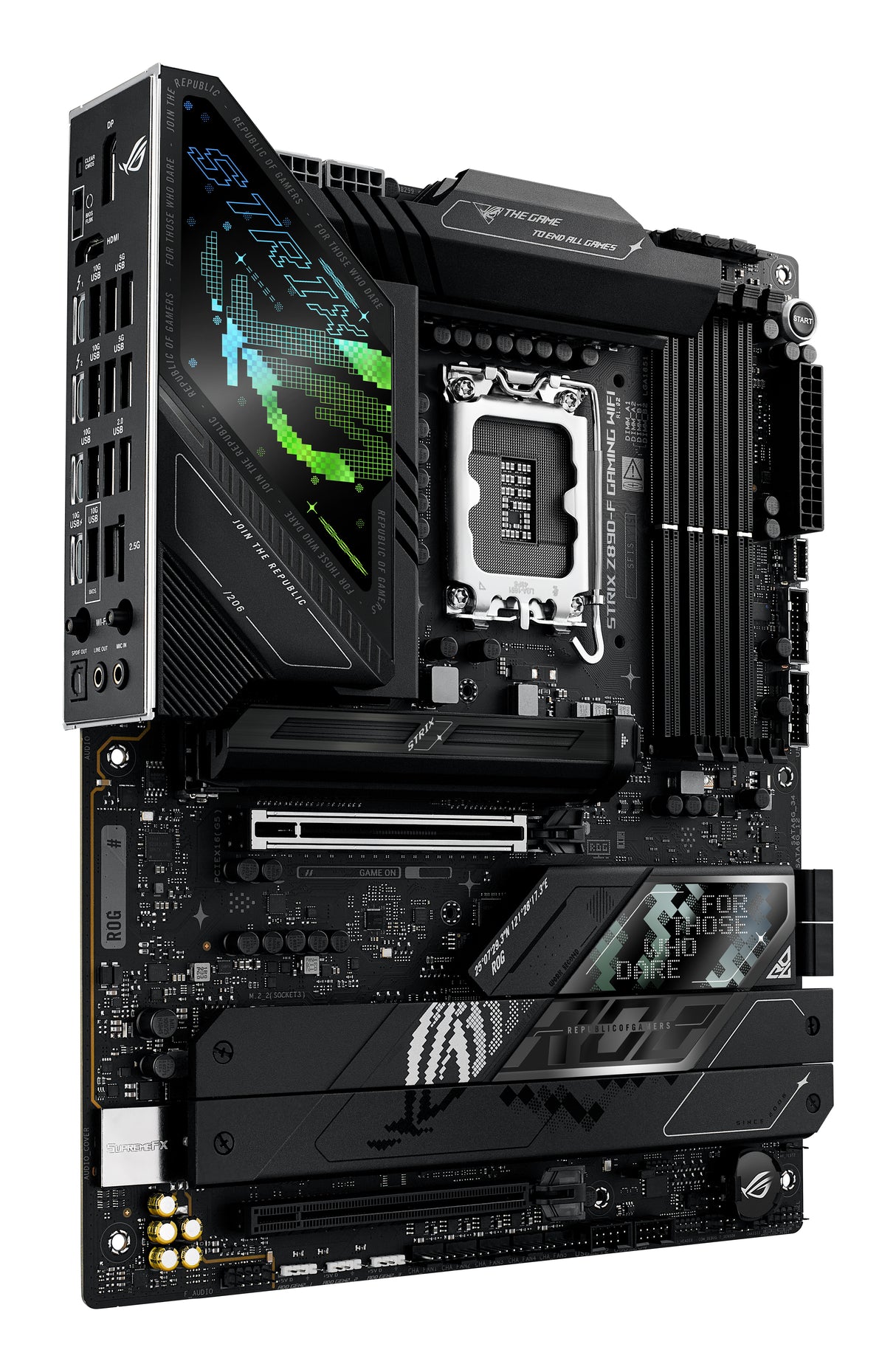 Carte mere - ASUS - ROG STRIX Z890-F GAMING WIFI - Intel Z890 LGA 1851 (Socket V1) ATX