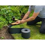 Bordure de jardin en PE noir - Nature - Bordure de jardin - 7,5cm x 10m - …paisseur 3mm