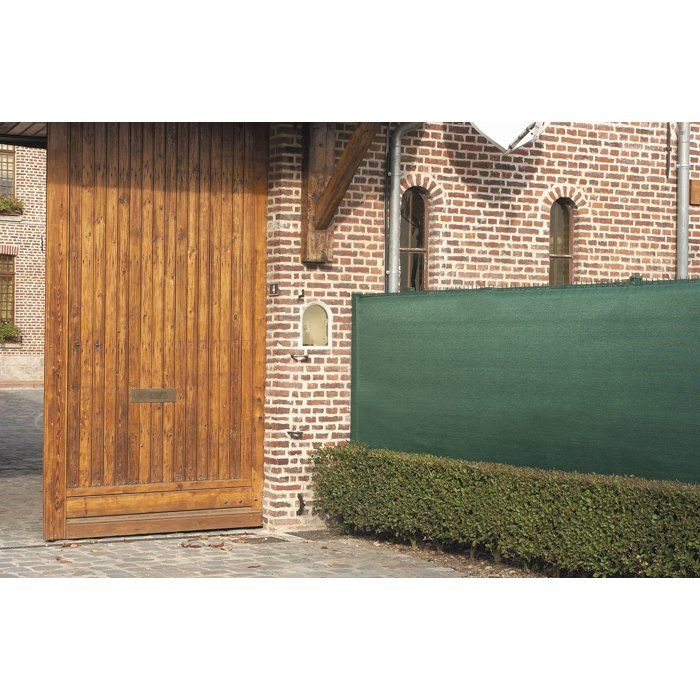 Natte brise-vue - NATURE - 200 g - Vert - 10 x 1 m