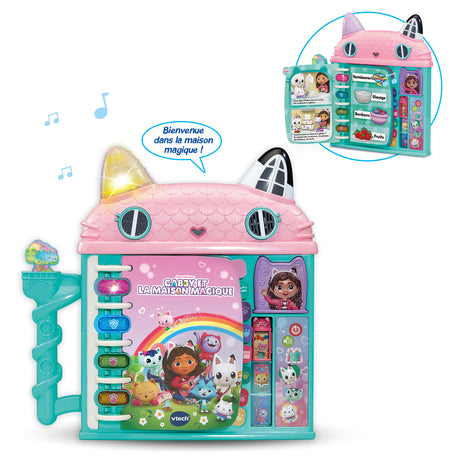 VTECH - GABBY ET LA MAISON MAGIQUE - LA MAISON-LIVRE ÉDUCATIVE - Multicolore