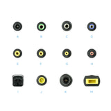 Chargeur universel TooQ 100W - 12 embouts (Noir)