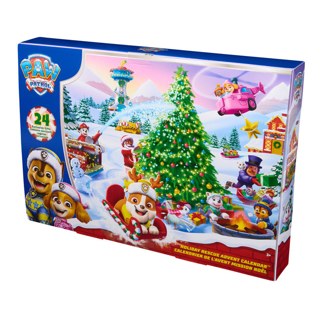 Calendrier de l'Avent - 24 surprises - Figurines et accessoires - des 3 ans - La Pat'Patrouille