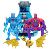 Pack de 2 figurines - MRBEAST LAB - Mix & Match - 2 FIG HYBRIDS + Moitié de figurine DRAGON