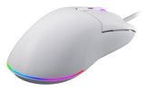 Souris filaire Gamer Hator Pulsar 3 RGB (Blanc)
