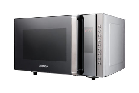Micro-ondes combiné MEDION MD17495 - 23L - 800W - 1200W Grill - Pose libre - Argent