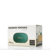 Enceinte Bluetooth Halterrego style rétro couleur verte. BT V5.0, lecteur de car
