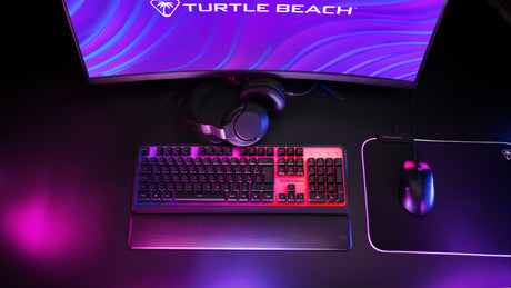 Clavier de jeu - Turtle Beach Magma - Membrane RGB - Noir, touches silencieuses, AIMO™ RGB