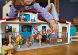 Centre équestre modulable de Lakeside pour chevaux, coffret figurines avec 115 éléments, Schleich 42567 Horse Club
