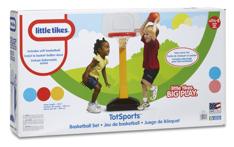 Petit Panier de Basket - Little Tikes - Kit de Basketball - La hauteur est réglable - A partir de 18 mois jusqu'a 5 ans