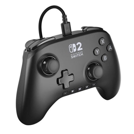 Manette de jeu - Nintendo Switch 2 - Filaire - Noir - Power A