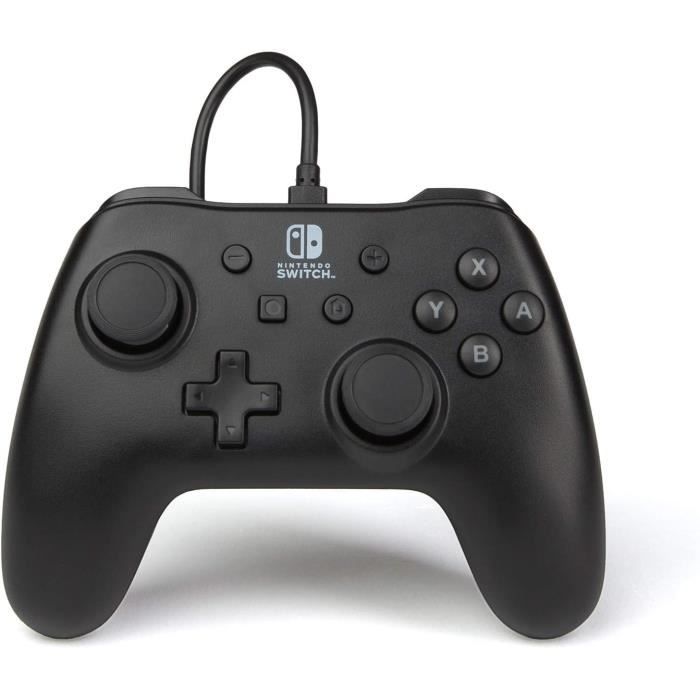 Manette de jeu - Nintendo Switch - Filaire - Noir - Power A