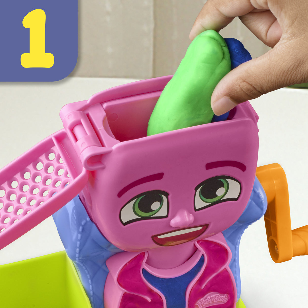 Play-Doh Salon de coiffure, coffret de pâte a modeler avec 6 pots, Classique, des 3 ans