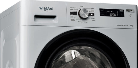Lave-linge hublot WHIRLPOOL FFS9269SBFR - 9 kg - Induction - 60 cm - 1200 trs/min - Silver