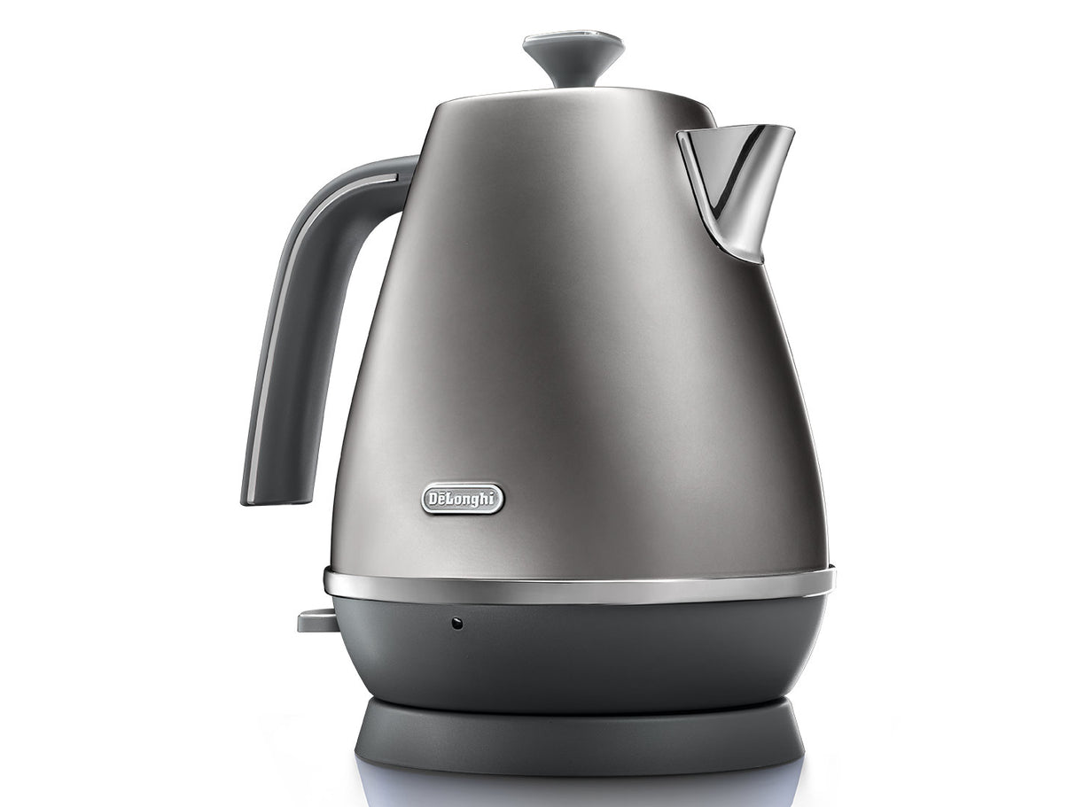 Bouilloire - DELONGHI - KBI2001.S - 2000 W - 1,7 L - Métal mat / Détails chromé