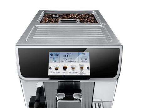 Machine expresso broyeur - De'Longhi - Primadonna elite - ECAM650.75.MS - 21 recettes - Inox