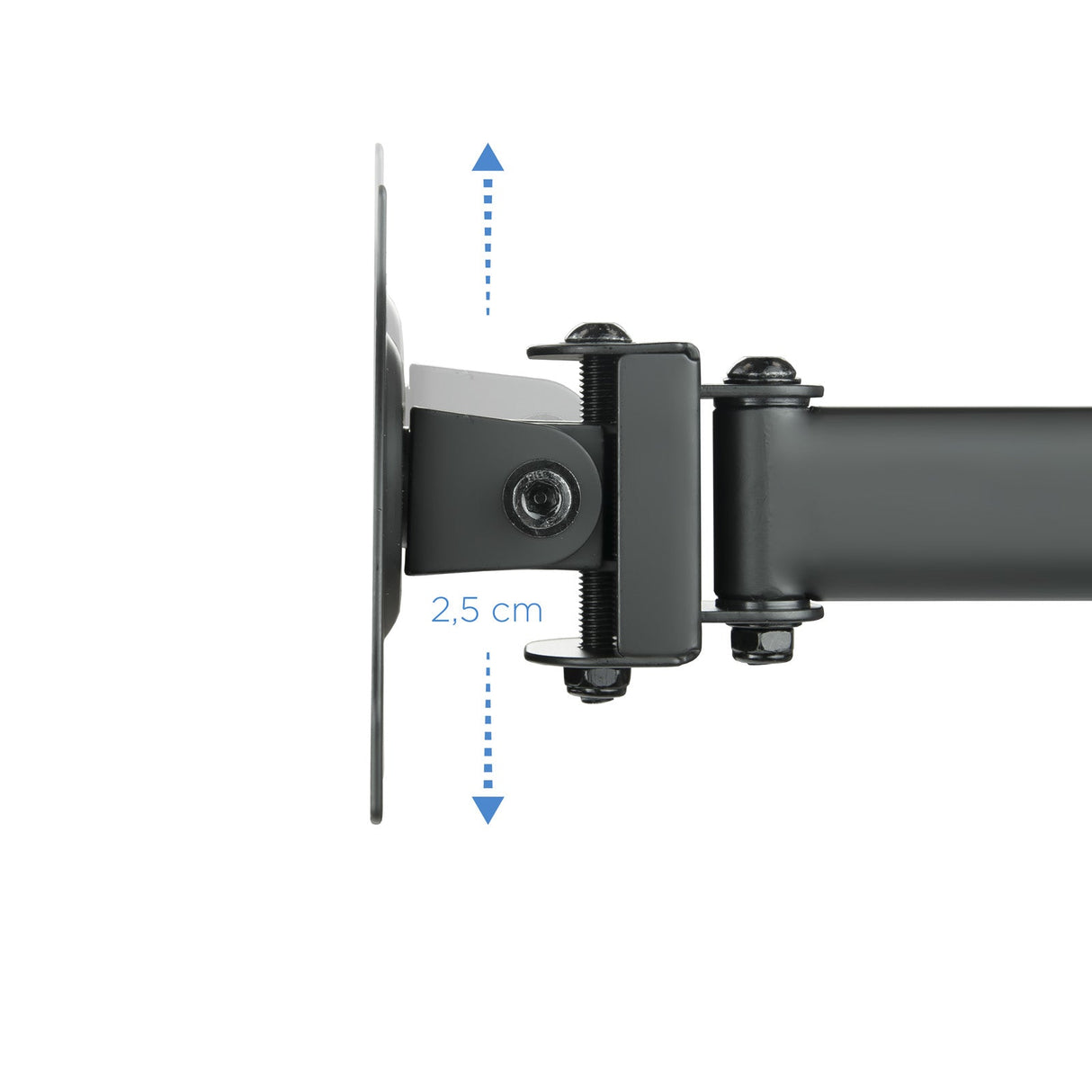 Support triple-écran é fixer Tooq DB1327TN 13"-27" (8kg max) (Noir)