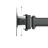 Support triple-écran é fixer Tooq DB1327TN 13"-27" (8kg max) (Noir)