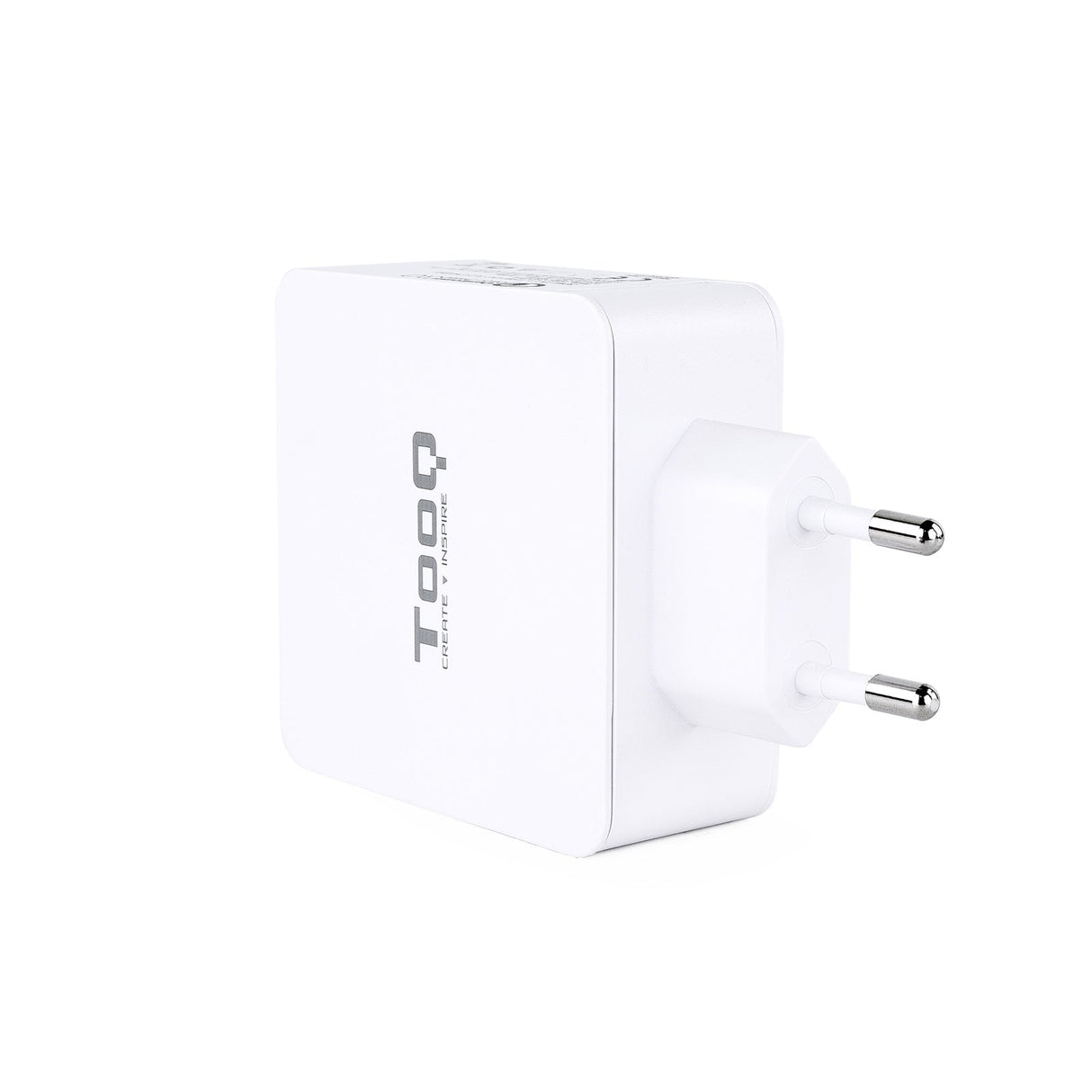 Chargeur secteur TooQ 1x port USB-A + 1x port USB-C 27W (Noir)
