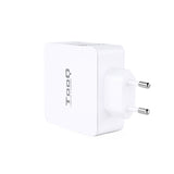Chargeur secteur TooQ 1x port USB-A + 1x port USB-C 27W (Noir)