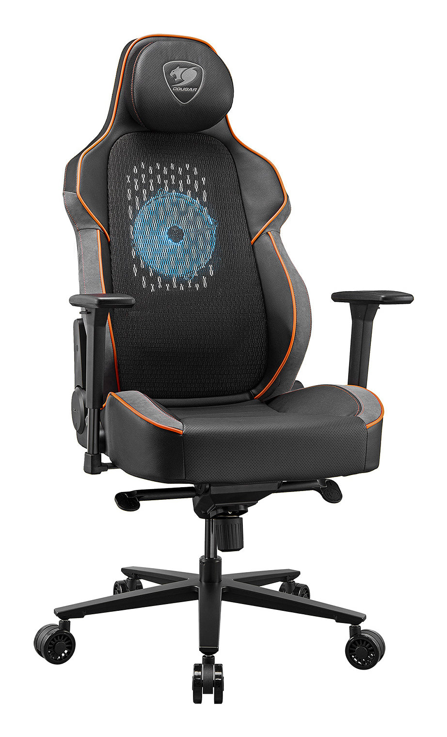 Fauteuil Cougar NxSys Aero RGB (Noir/Orange)