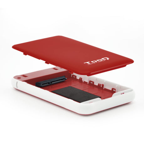 Boitier externe USB 3.1 TooQ TQE-2528 - S-ATA 2,5" (Rouge)