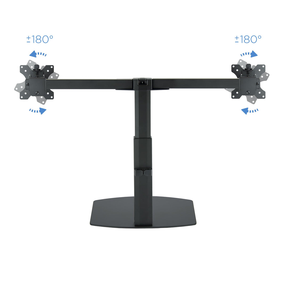 Support double-écran é poser Tooq DB1727TN 17"-27" (6kg max) (Noir)