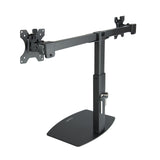 Support double-écran é poser Tooq DB1727TN 17"-27" (6kg max) (Noir)