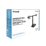 Support double-écran é poser Tooq DB1727TN 17"-27" (6kg max) (Noir)