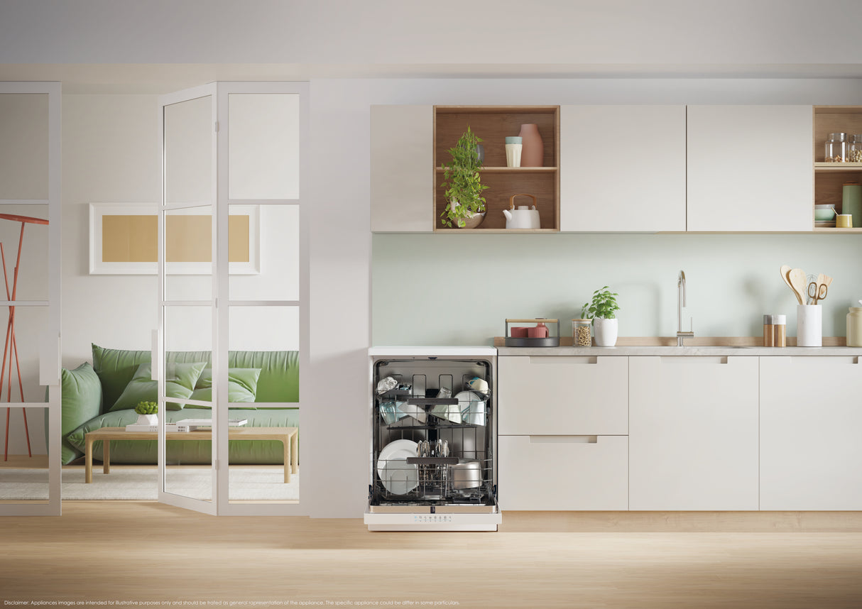 Lave-vaisselle pose libre CANDY CF6C4F2W Rapido - 16 couverts - 44dB  - Maxi Cuve - Connecté - Blanc