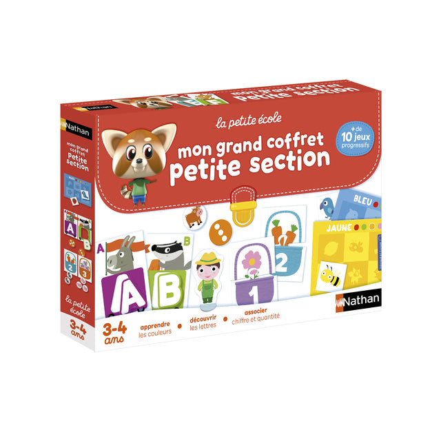 Jeu éducatif - NATHAN - La Petite Ecole - Mon Grand Coffret Petite Section