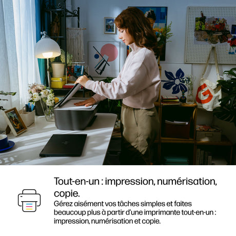 Imprimante tout-en-un HP DeskJet 2910 jet d'encre couleur - 3 mois d'Instant ink inclus avec HP+